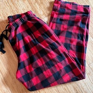Fleece pajama bottoms. EUC